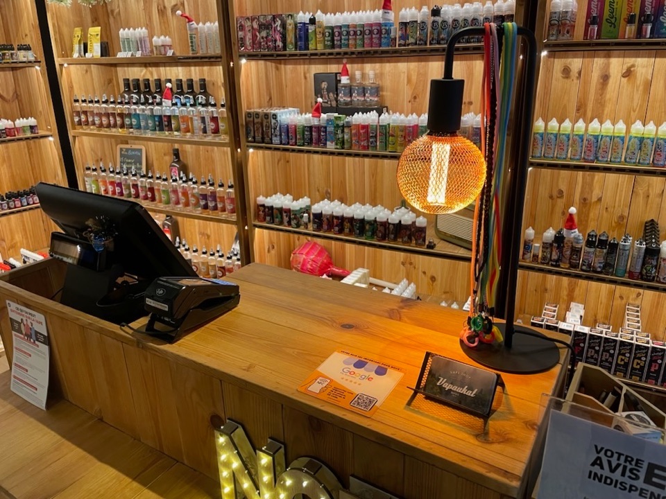 Comptoir d'un magasin